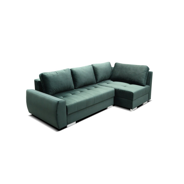 ModernMoments Ecksofa Mit Schlaffunktion Und Bettkasten KARMEN | Wayfair.de